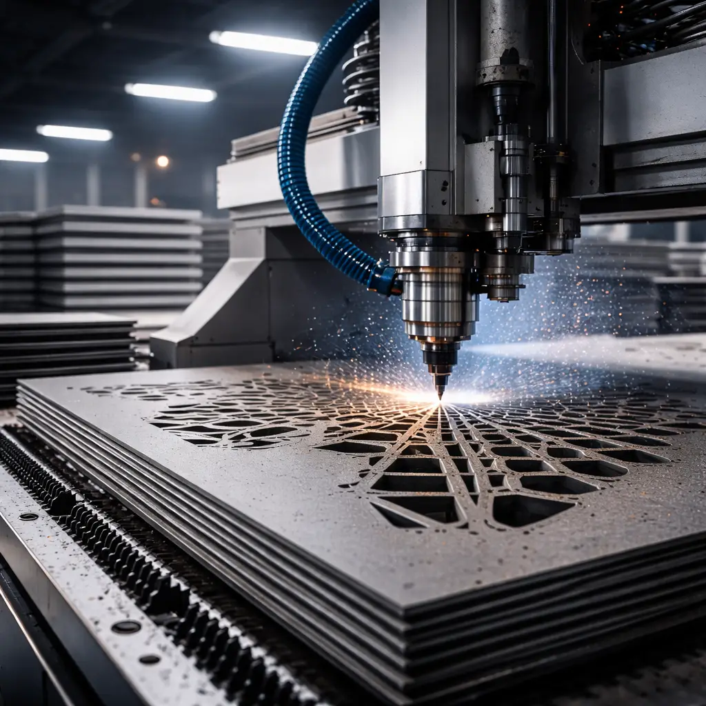 עיבוד וחיתוך CNC ללוחות חיפוי במפעל STB - דיוק הנדסי מושלם